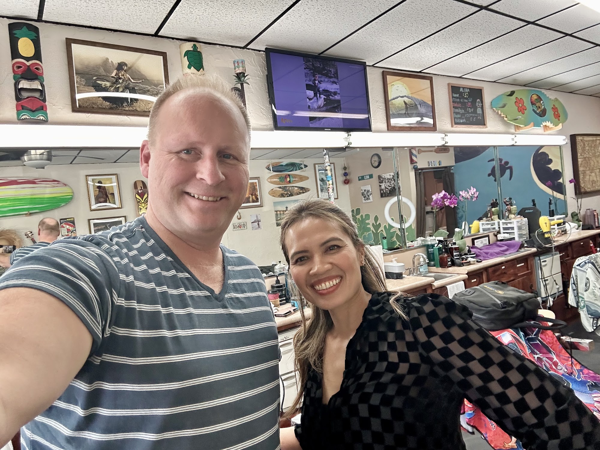 Happy clients at PH Barber