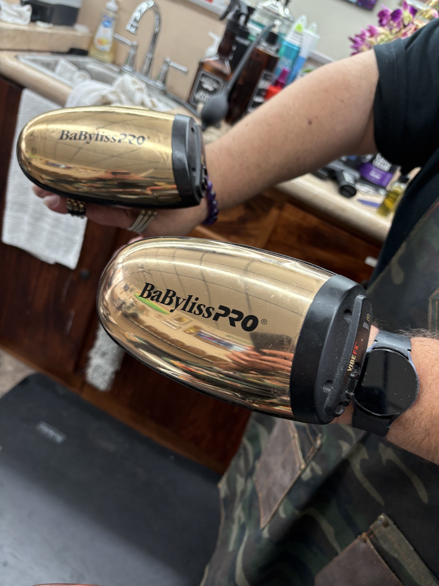 BaByliss Pro gold clippers